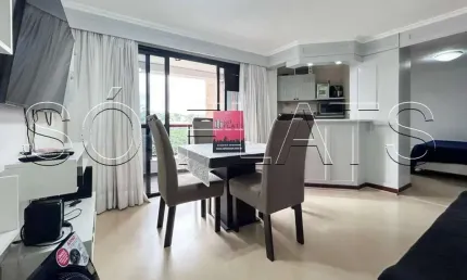 Flat Transamérica Higienópolis Classic disponível para venda com 40m² e 01 vaga de garagem