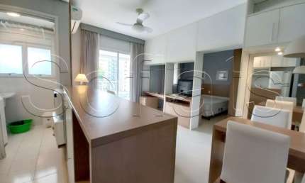 Flat disponível para locação prox. da Avenida Paulista e Shopping Center 3 com 1 dormitório e 1 vaga