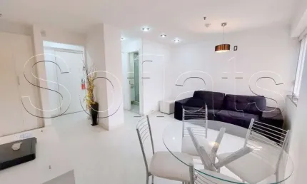 Flat disponível para locação no Transamérica Jardins com 1 dormitório e 1 vaga de garagem