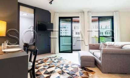 Flat Radisson Oscar Freire disponível para venda com 32m², 1 dormitório e 1 vaga de garagem