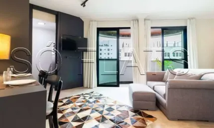 Flat Radisson Oscar Freire disponível para venda com 32m², 1 dormitório e 1 vaga de garagem