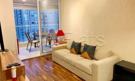 Apto no Residencial Bela Cintra contendo 50m², 1 dormitório e 1 vaga de garagem.