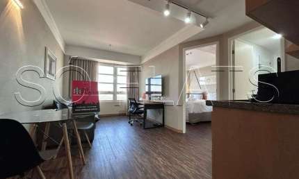 Apto em Guarulhos com fácil acesso a SP com 32m², 1 dormitório e 1 vaga, disponível para locação.