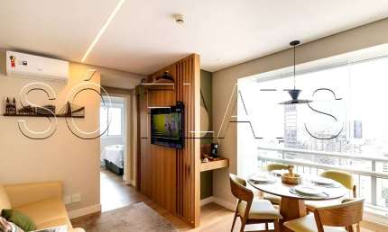 Flat Quality Bela Cintra disponível para venda com 44m², 02 dorms e 01 vaga de garagem