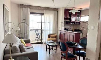 Flat Paulista Wall Street, disponível para venda com 47m², 1 dormitório e 1 vaga