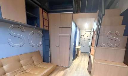 Residencial Bauhaus Pinheiros, flat disponível para locação contendo 30m² e 01 dormitório.