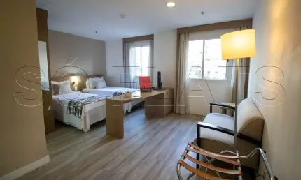 Flat wyndham são paulo paulista disponível para venda com 32m² e 01 vaga de garagem