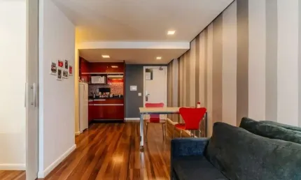 Flat Adagio Moema disponível para venda com 37m²e 01 vaga de garagem