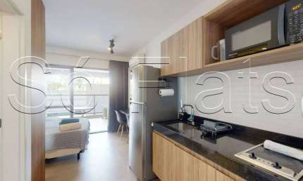 Studio VN Álvaro Rodrigues, flat disponível para locação contendo 32m² e 1 dormitório.