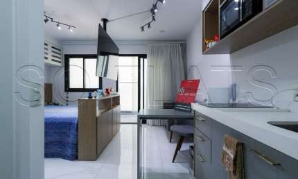 Studio Is Moema disponível para venda com 25m², 01 dormitório