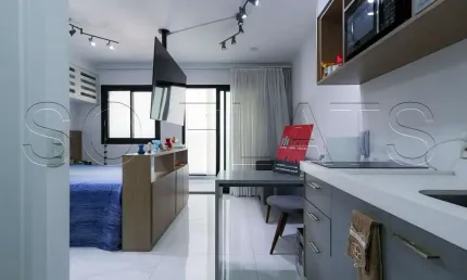 Studio Is Moema disponível para venda com 25m², 01 dormitório