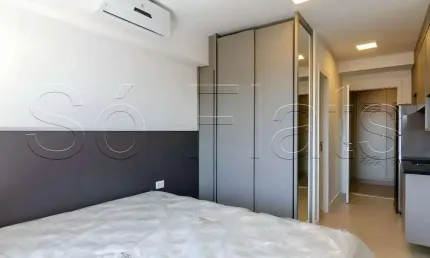 Studio Go Campo Belo, apartamento disponível para locação com 25m² e 1 dormitório