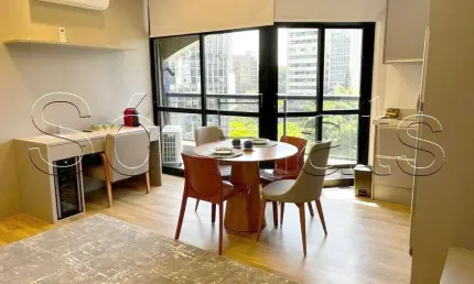 Apto no Address, disponível para locação com 42m², 1 dormitório e 1 vaga de garagem.