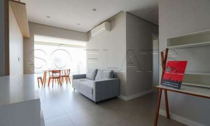 Residencial Thera Faria Lima disponível para locação com 65m², 2 dormitórios e 1 vaga de garagem.