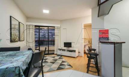 Garden Special, apto totalmente mobiliado disponível para locação com 32m², 1 dorm e 1 vaga.