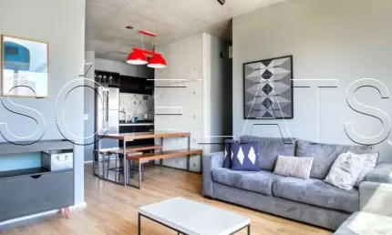Lindo Residencial Maxhaus Itaim disponível para locação com 70m², 2 dormitórios e 2 vagas de garagem