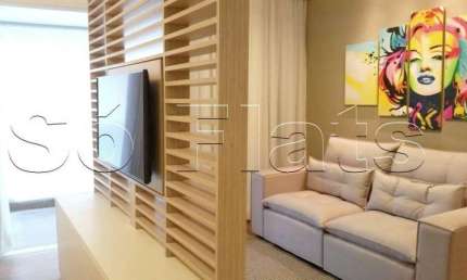 Lindo apartamento no Brooklin, com 1x dormitório, completo e moderno com ótima localização.