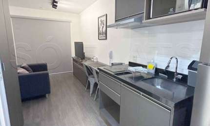 Studio Is Moema disponivel com 26,78m², 01 dorm, sem vaga de estacionamento.