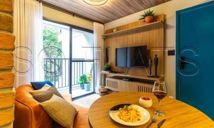 Studio Today Augusta, apartamento disponível para locação com 40m² e 2 dormitórios.