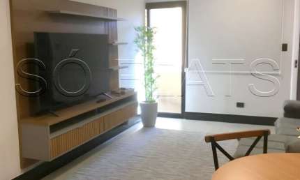 Flat no Le Bougainville com 50m², 1 dormitório e 1 vaga disponível para locação em Alphaville