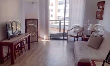 Massis, flat nos Jardins disponível para locação com 48m², 1 dormitório e 1 vaga de garagem.