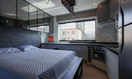 Studio Apamas, disponível para locação contendo 28m² e 01 dormitório.