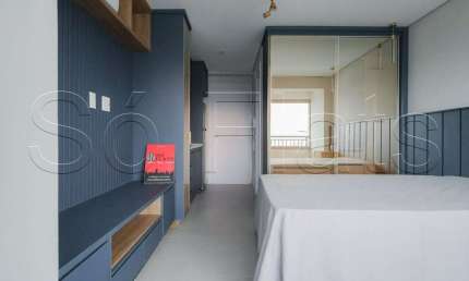 Residencial Grand Vitrali, flat disponível para locação contendo 25m² e 1 dormitório.