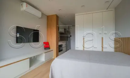 Residencial Grand Vitrali, studio disponível para locação contendo 25m² e 1 dormitório.