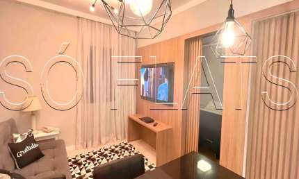 Flat no Ninety disponível para locação próximo ao Shopping Pamplona, e Avenida 9 de Julho.