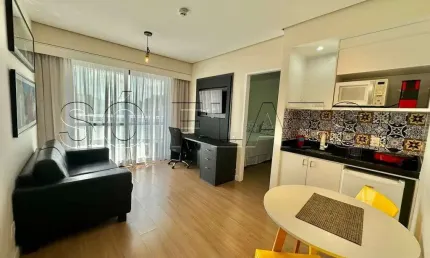 Flat no The Palace disponível para locação com 33m², 01 dormitório e 01 vaga de garagem.