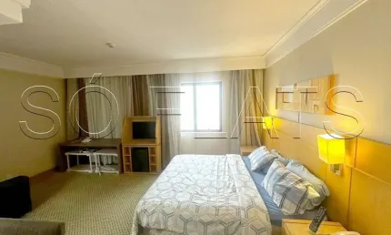 Flat em Guarulhos com fácil acesso a SP com 29m², 1 dormitório e 1 vaga, disponível para locação.