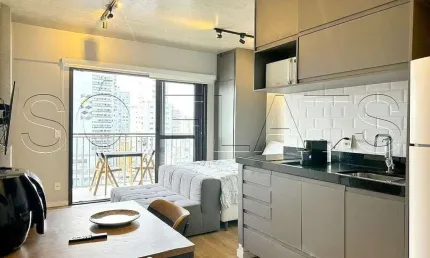 Studio no Residencial BK30 no centro da cidade disponível para venda com 30m² e 1 dorm.