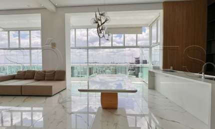 Flat alto padrão Ciragan, apto com 120m², 01 dormitório e 02 vagas de garagem