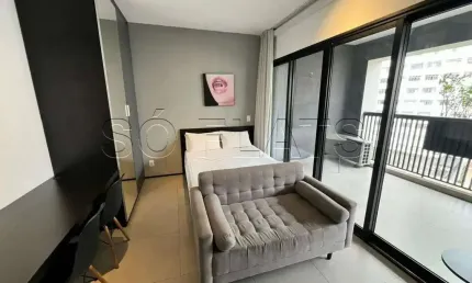 Vn novo higienópolis, flat disponível para locação com 33m² e 1 dormitório.