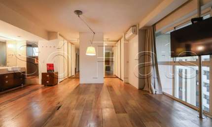 Blue Loft na Vila Nova Conceição com 1 dorm e 2 vagas disponível para locação