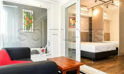Studio no london sp disponível para locação contendo 35m², 1 dormitório e 1 vaga de garagem.