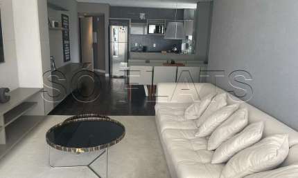 Horizonte JK para locação com 80m² , 2 dormitórios e 2 vagas de garagem no Itaim Bibi.