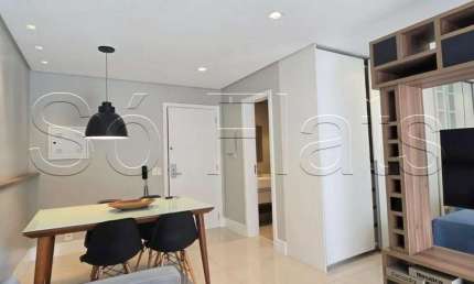 Disponível para locação na Vila Nova Conceição prox. ao Pq Ibirapuera com 54m², 1 dorm e 1 vaga