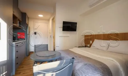 Apartamento totalmente mobiliado para locação no Paraíso.