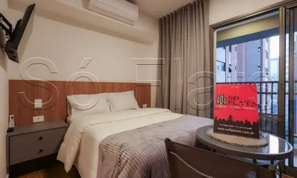 Apartamento totalmente mobiliado para locação no Paraíso.