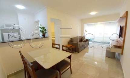 Flat disponível para locação na Vila Nova Conceição, próximo a Av. Santo Amaro e FMU.