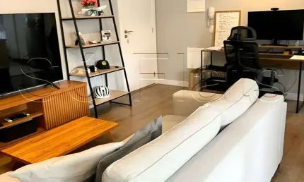 Residencial vision brooklin, apto disponível para locação com 52m², 01 dormitório e 01 vaga.