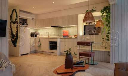 Residencial Ascent Paulista, studio disponível para locação contendo 30m² e 1 dormitório.