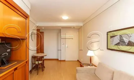 Flat estanplaza nações unidas, disponível para venda com 40m², 01 dormitório e 01 vaga de garagem