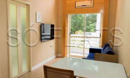 Duplex Life Moema, apto disponível para locação contendo 44m², 1 dormitório e 1 vaga de garagem.
