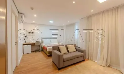 Saint Charbel, apto disponível para locação contendo 36m², 1 dormitório e 1 vaga.