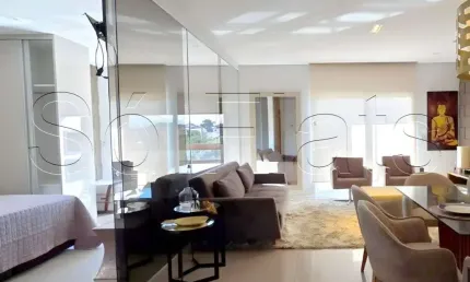 Residencial Le Grand Viana, casa disponível para locação contendo 73m², 01 dormitório e 02 vagas.