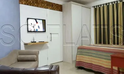 Apartamento próximo da avenida nove de julho disponível para locação com 32m², 1 dorm e 1 vaga.