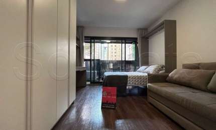 Studio Walk Moema, flat disponível para locação contendo 25m² e 01 dormitório.