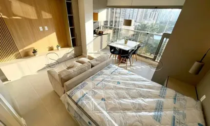 Residencial DSG Itaim disponível para locação com 27m², 1 dormitório ao lado da Av. Santo Amaro.